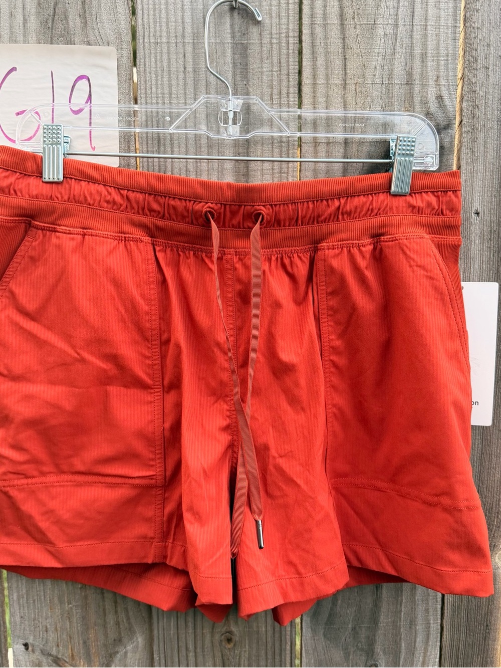 NWT Lululemon Dance Studio High-Rise Short 3.5" Autumn Rust Size 10